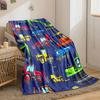 Boys Excavator Tractor Truck Throw Blanket bedroom Blanket for Livingroom Couch lunch break Soft throw for Friend's festival Gift