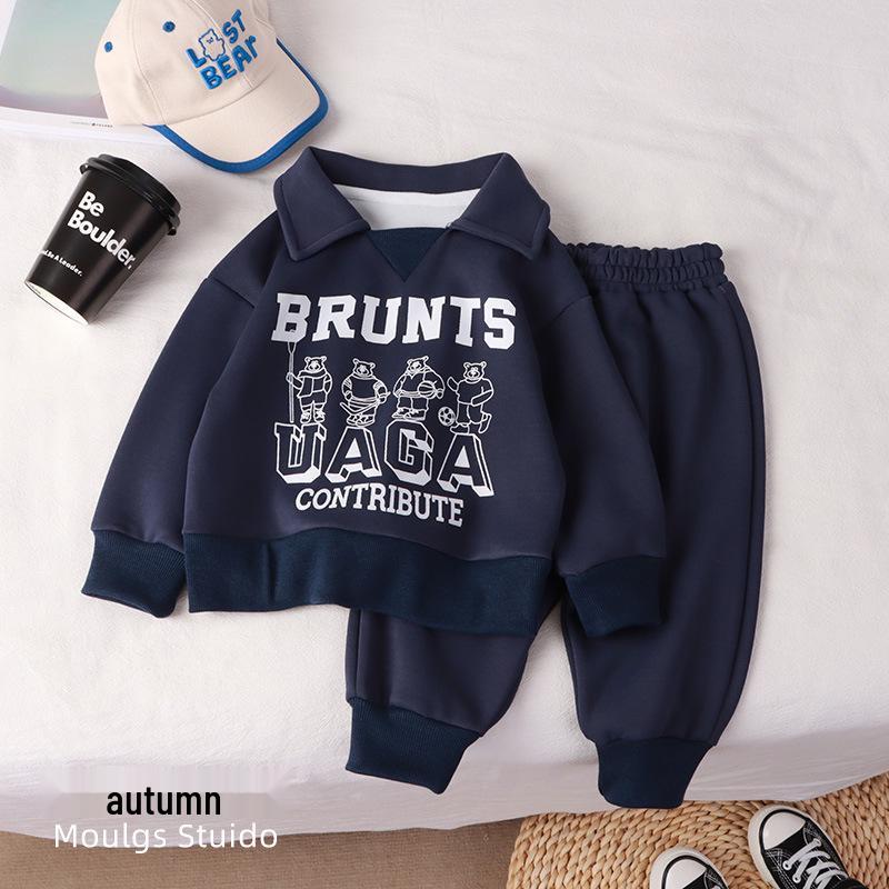 Children's 2025 Autumn/Winter Underwear Set: Cozy Pajamas for Boys and Girls
