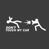 Vziguhk Berühre mein Auto nicht Aufkleber, Berühre mein Auto nicht Sticker, Berühre mein nicht