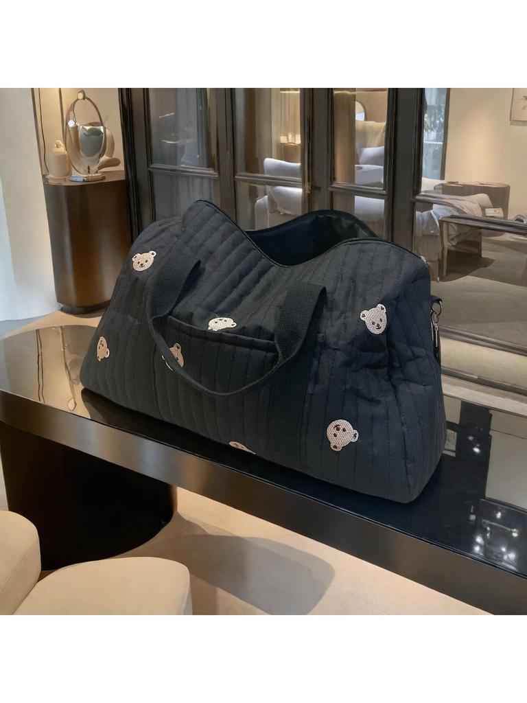 Large Capacity Korean Travel Mommy Boston Crossbody Bag