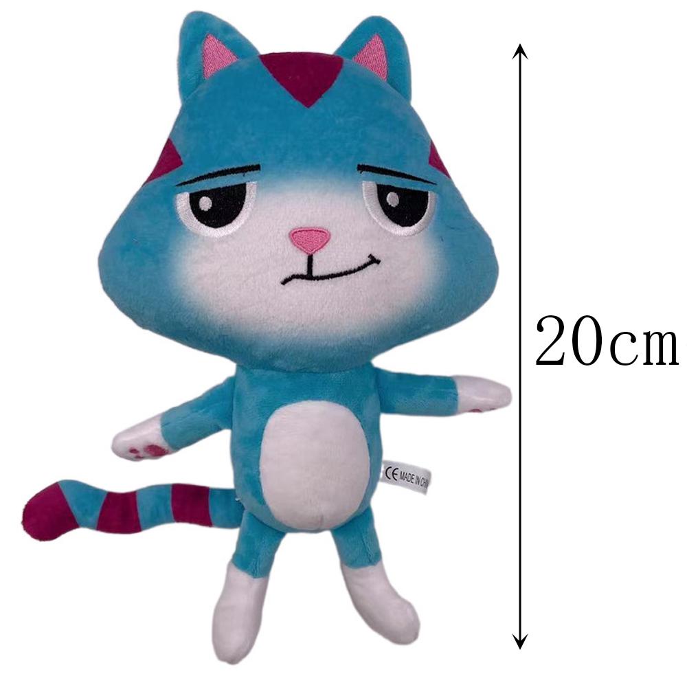 Latest Gabbys doll house Plush Toy Mercat Cartoon Stuffed Animals Smiling Cat Car Cat Hug Gaby Girls Birth Date Gift