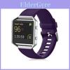 Für Fitbit Blaze Silikon-Uhrenarmband mit Edelstahlschließe für Fitness-Tracking und tägliches Tragen