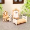 1:12 Dollhouse Miniature Simulation Wardrobe Dresser Bedroom Set Furniture Model Decor Toy Doll House Accessories