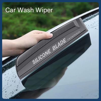 Non-Scratch Soft Silicone Handy Squeegee Car Wrap Tools Water Window Wiper Drying Blade Clean Scraping Film Scraper Accessories