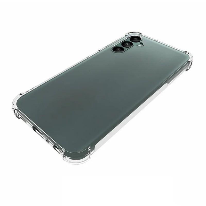 For Samsung Galaxy A24 4G (162.1 X 77.6 X 8.3mm) Back Cover WANLONFENG TM Series 2.0mm Clear TPU Phone Case (Big Lens Hole)