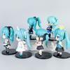 11cm Anime Neue Hatsune Miku Figur Mini Charakter Ornamente Kawai Grüne Hatsune Heim Schreibtisch Dekoration Erwachsenenspielzeug Kinder Geburtstagsgeschenk