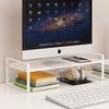 Multifunctional Metal Desktop Riser with Heat Dissipation and Storage