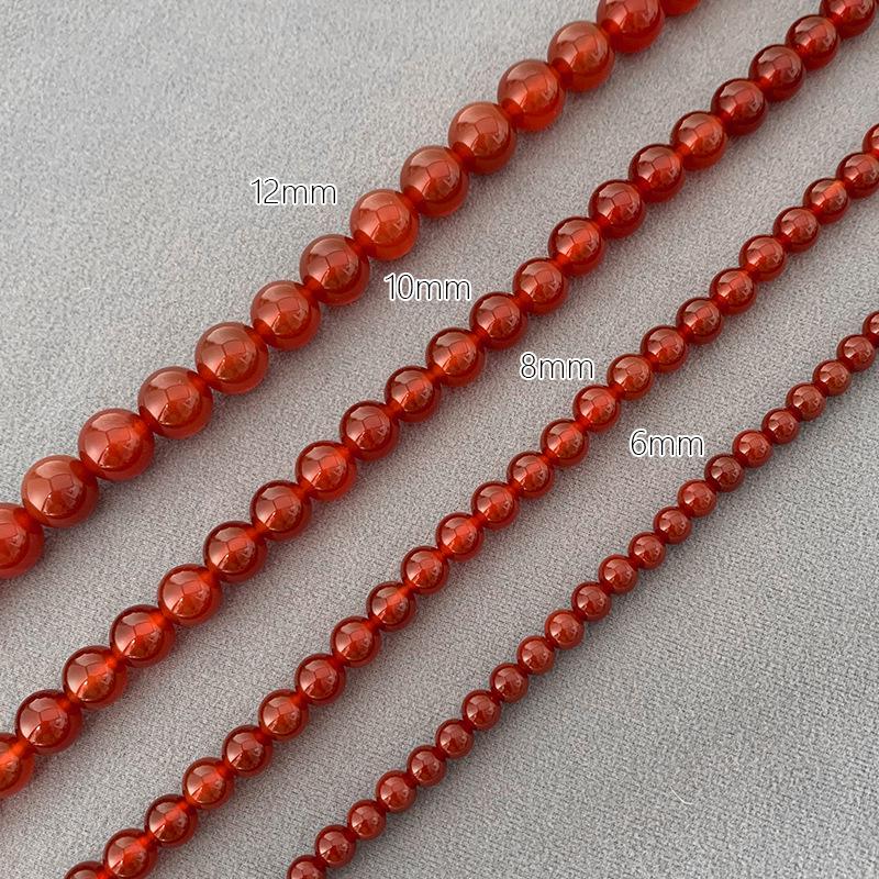2024 High-End Natural Red Agate Clavicle Choker Necklace for Women: New Chinese National Style Accessory