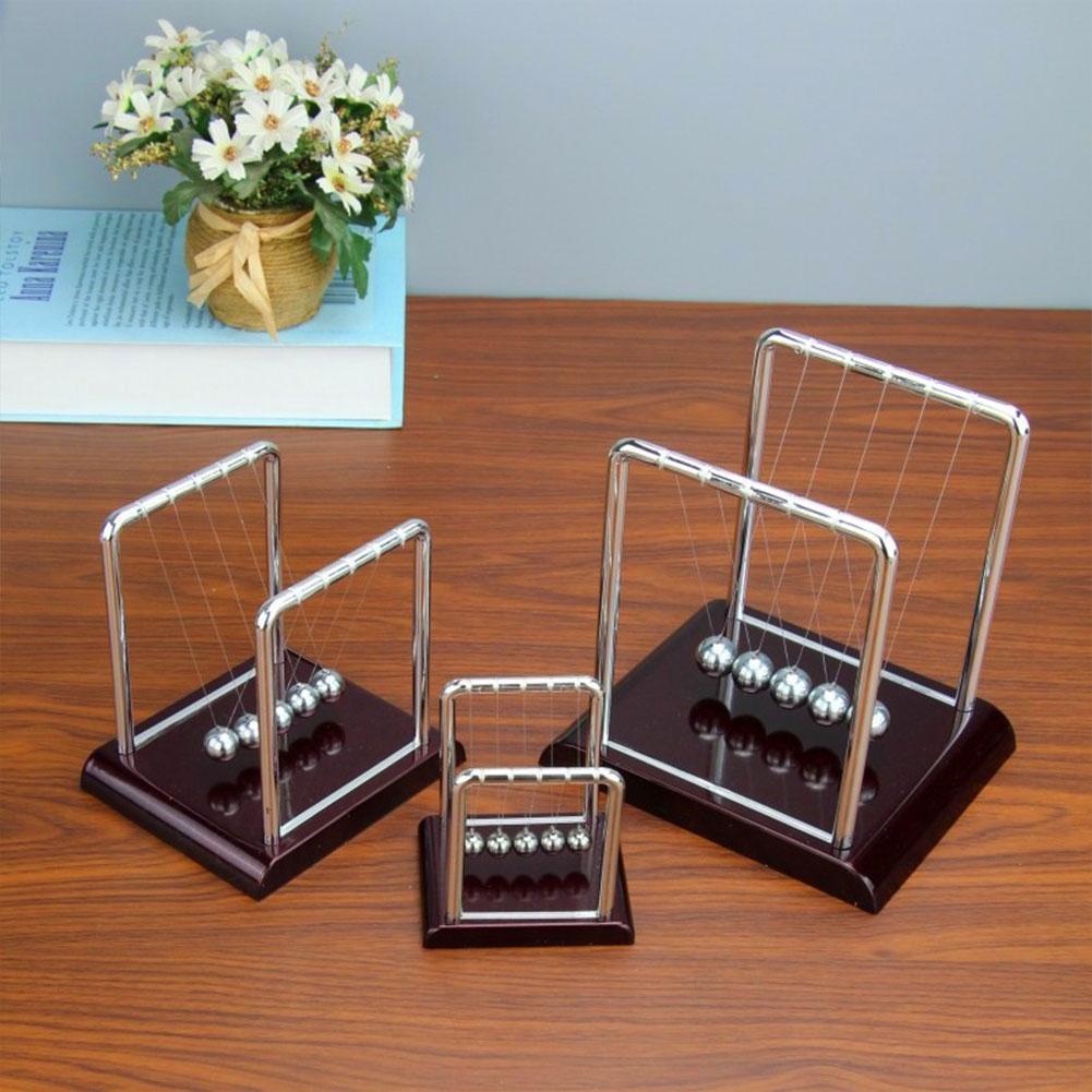 Newtons Cradle Balance Balls Teaching Supplies Physics Science Pendulum Desk  Science Physics Gadget for Home and Office