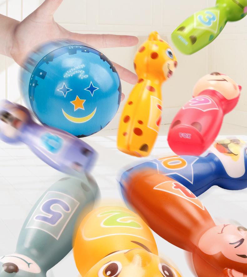 Children's Solid Indoor Bowling Ball - Large, Safe, Parent-Child Sports Toy for Kindergarten Games