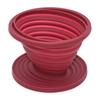 Collapsible Coffee Filter Funnel Heat Resistant Silicone Coffee Funnel Portable Coffee Brewing