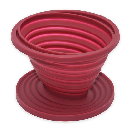 Collapsible Coffee Filter Funnel Heat Resistant Silicone Coffee Funnel Portable Coffee Brewing