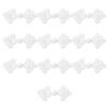 Chinese Traditional Button Sewing Crafted Buttons Sew On for Handcraft Cheongsam Embellishment White