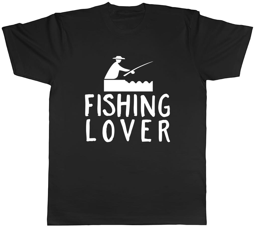 Fishing Lover Mens Unisex T-Shirt Tee