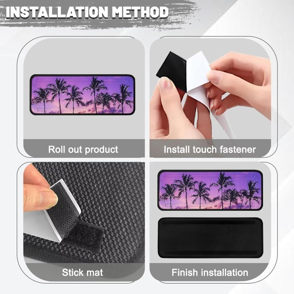 Purple Palm RV Step Covers RV Stair Covers RV Accessories, Non Slip Camper Step Covers, RV Step Rug, Waterproof Essential RV Step Carpet for Trailer