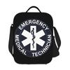 Emt Star Of Life Emergency Medical Lunch Bags Insulated Bento Box Portable Lunch Tote Leakproof Picnic Bags Thermal Bag