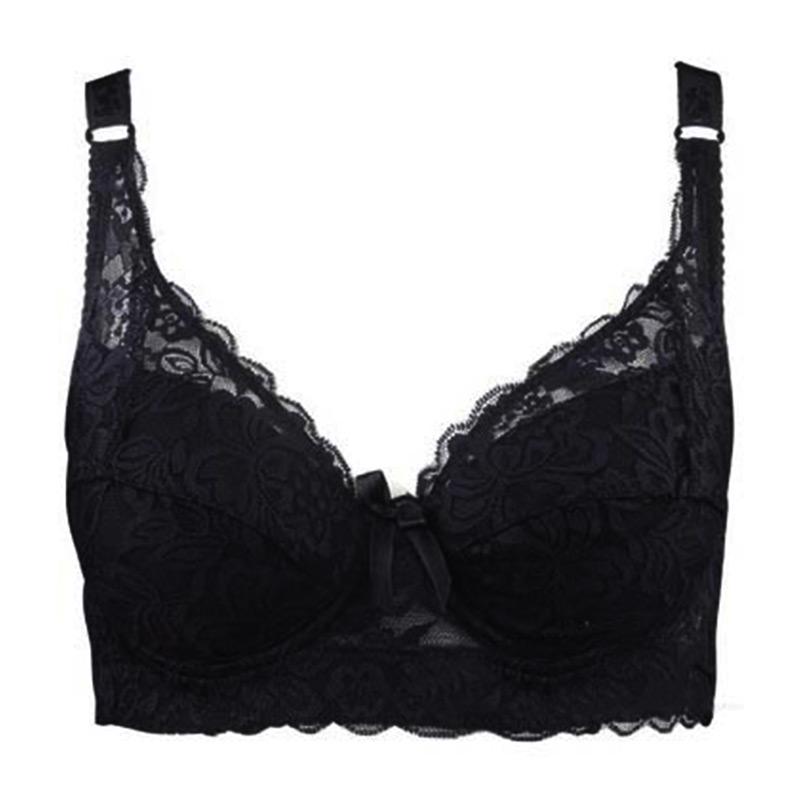 Women Underwear Small Bra Plus Size Undewire Adjustable Lace Women's Bra Breast Cover B C D Large Size Lace Bras