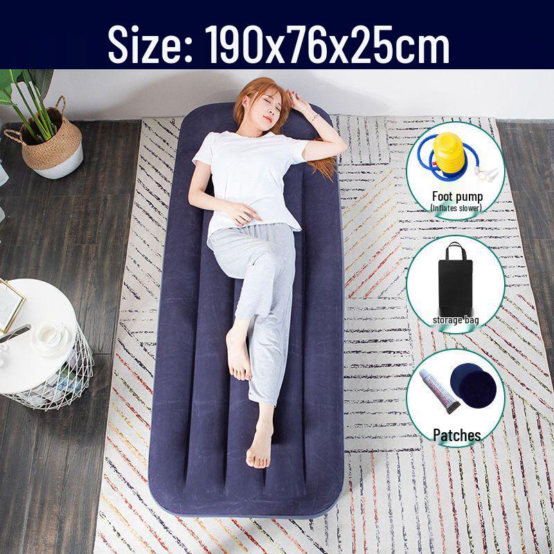 Extra-Large Double Inflatable Air Mattress - Portable Outdoor Folding Bed