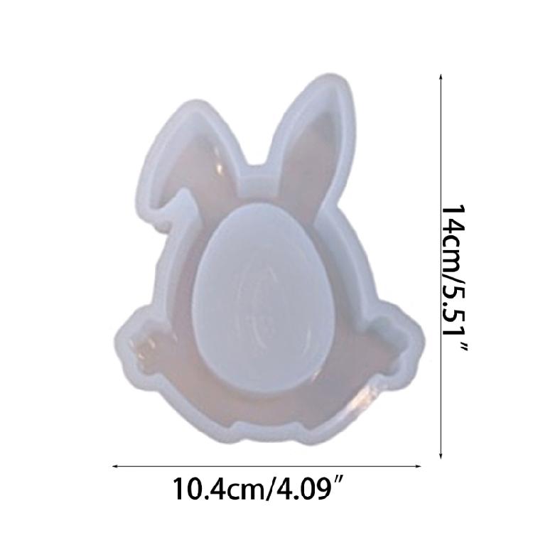 Rabbit Shaped Silicone Molds for DIY Craft Easter Present Easter Decorations