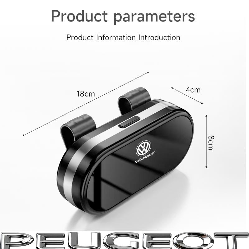Car Sun Visor Organizer Glasses Ticket Card Box Styling Accessories For VW GTI Polo Passat Golf Tiguan Jetta Beetle CC TireValve zw8