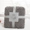 TaoFuu Fleece Blanket Jacquard Nap Office Sofa Dorm Bed