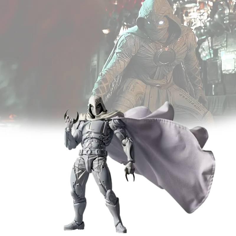 Kaiyodo Moon Knight Action Figure Stunningly Detailed Pvc Model 14cm Tall