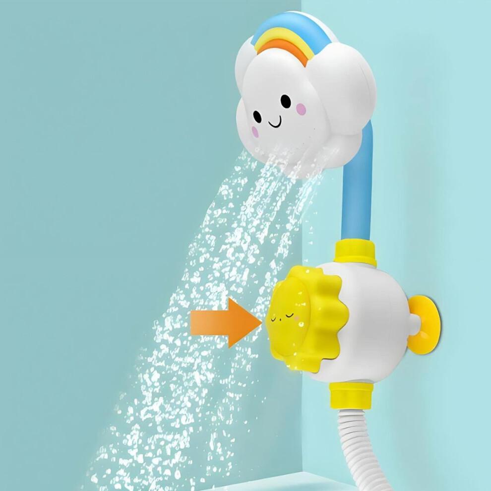 Jouet de douche à pompe à eau automatique, en plastique durable sans BPA pour le bain de bébé, moteur magnétique assurant un fonctionnement