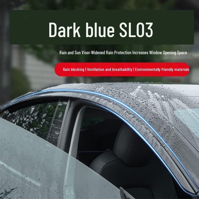 Deep Blue SL03 Car Sun and Rain Visor: Rainproof Exterior Window Shield