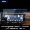 Für CITROEN DS 7 17-22 Navigationsbildschirm Transparente TPU-Schutzfolie Kratzfestes Zubehör Nachrüstung