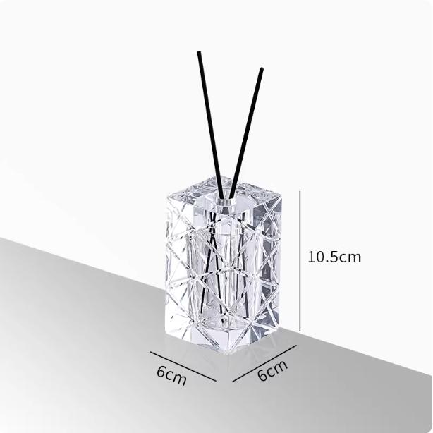 Bathroom Crystal Glass Toothpick Dispenser, Cotton Swab Box, Toothpick Holder, Dental Floss Storage Jar Teeth, Household Items