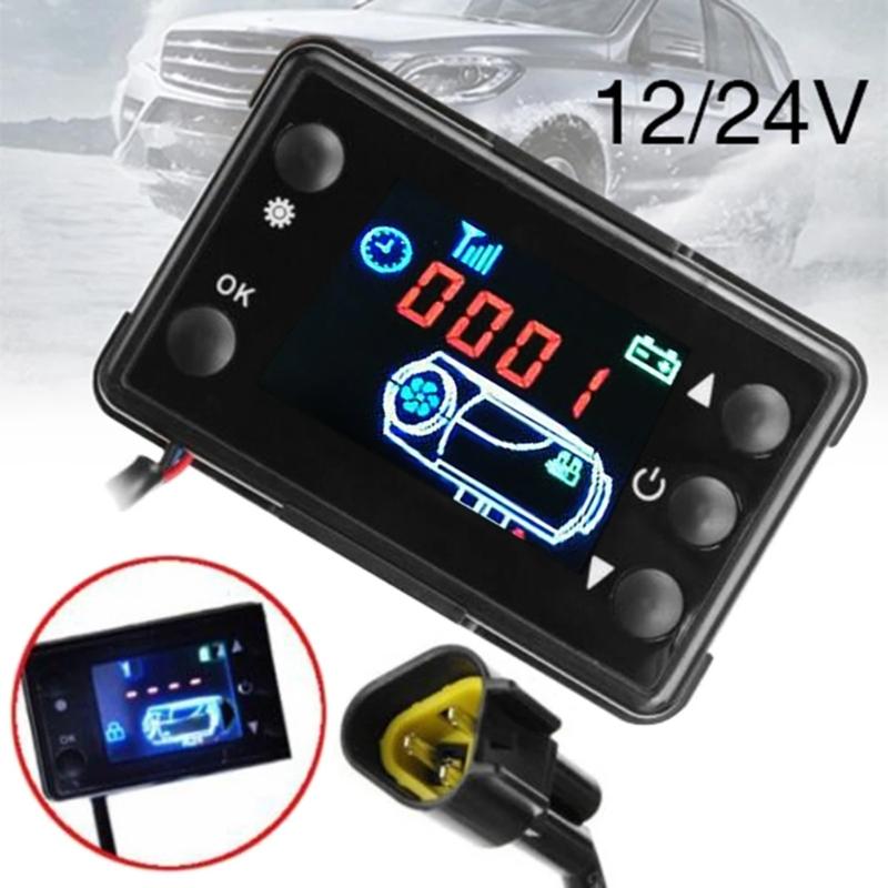 Universal LCD Remote Controller For 2kw 5kw 8kw 12V 24V Diesels Parking Heaters With Programmable Timer And Temperature Adjustment