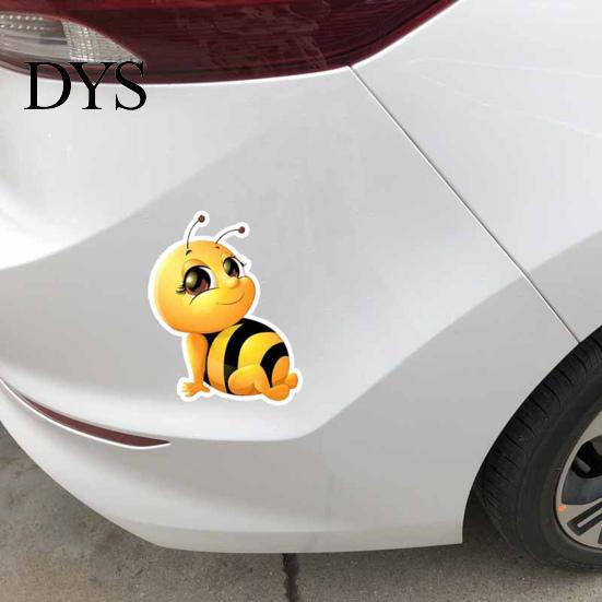 Auto Sticker Muur Cartoon Bijenpatroon PVC Decal Koelkast Deur Decoratie voor Kleine