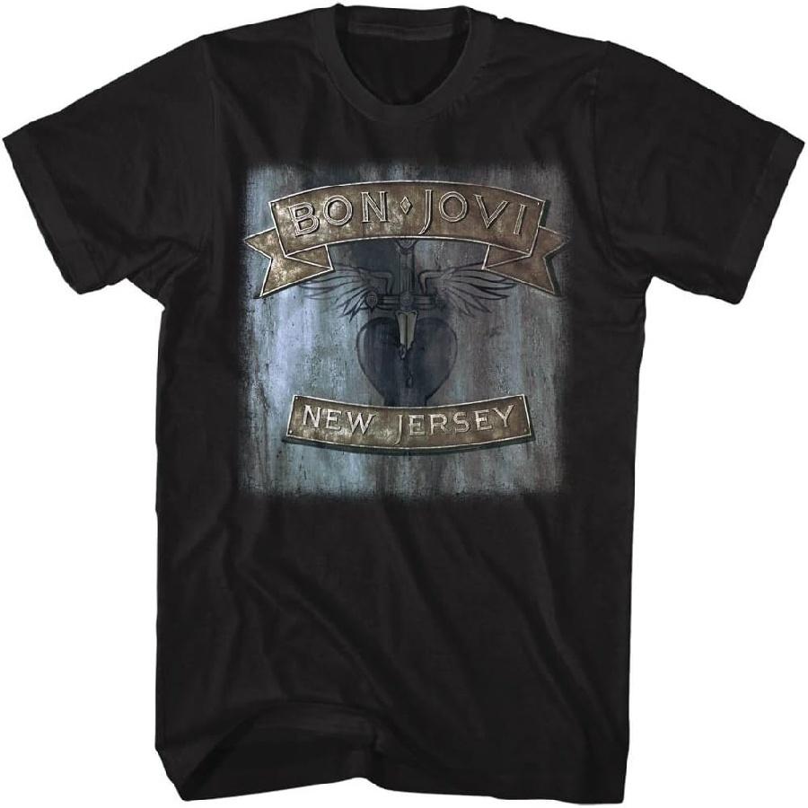 Bon Jovi T-Shirt New Jersey Black Tee XXXXXL чёрный