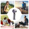 Strong Wind Handheld Fan Summer Bladeless Desk Fan Rechargeable Blower Quiet Cooling Gadget for Outdoor Travel Camping Beach