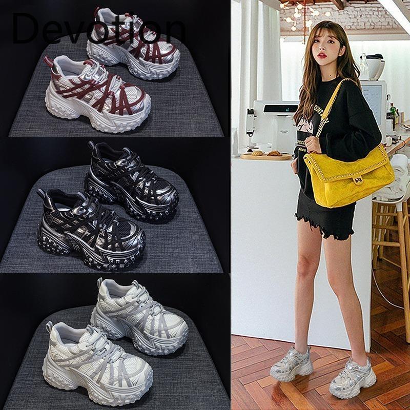 Retro pops shoes thick tire bottom sports casual women's shoes Devotion
