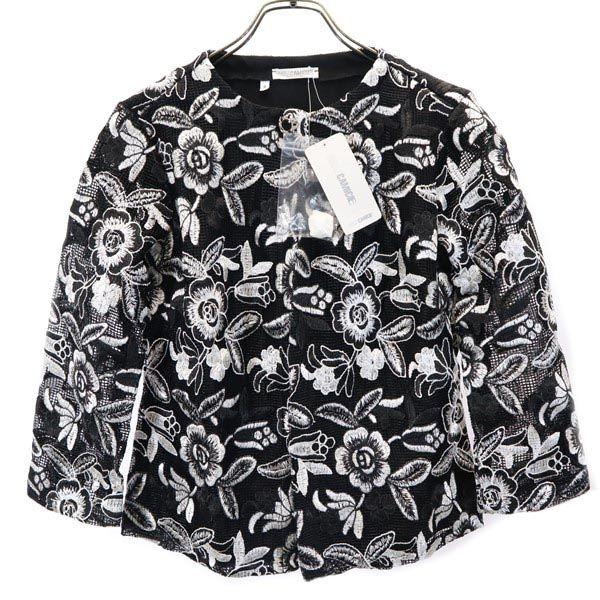 

неиспользованный NARACAMICIE сделано в Италии Цветочный рукав 7 минут Куртка без цвета Женский Б/у