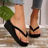Fashion Women Platform Slippers Summer Fashion Lightweight Flip Flops Comfortable Casual Shallow Slippers Outdoor Beach Slide Shoes