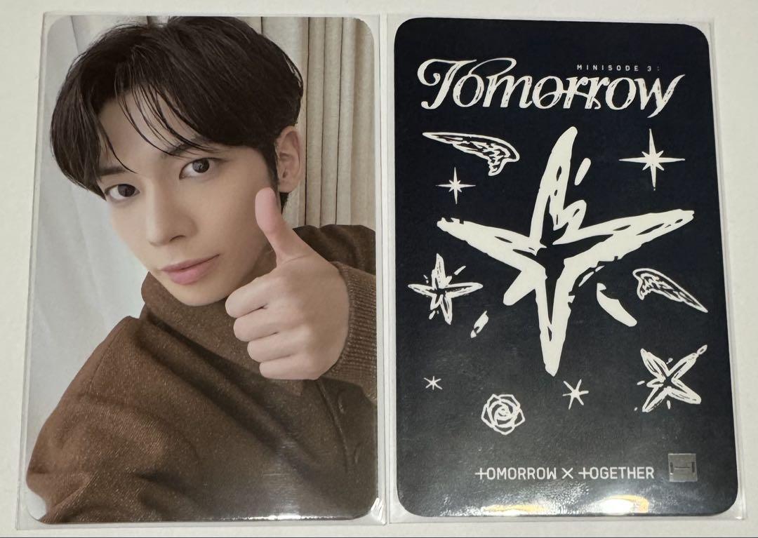 

[ИСПОЛЬЗОВАН] TXT TOMORROW soundwave Sawe Rakidoro коллекционная карточка Тэхёна