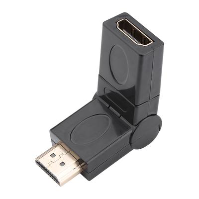 360 Degree Rotation Swivel HDMI Male To HDMI Female Adjustable Adapter Converter
