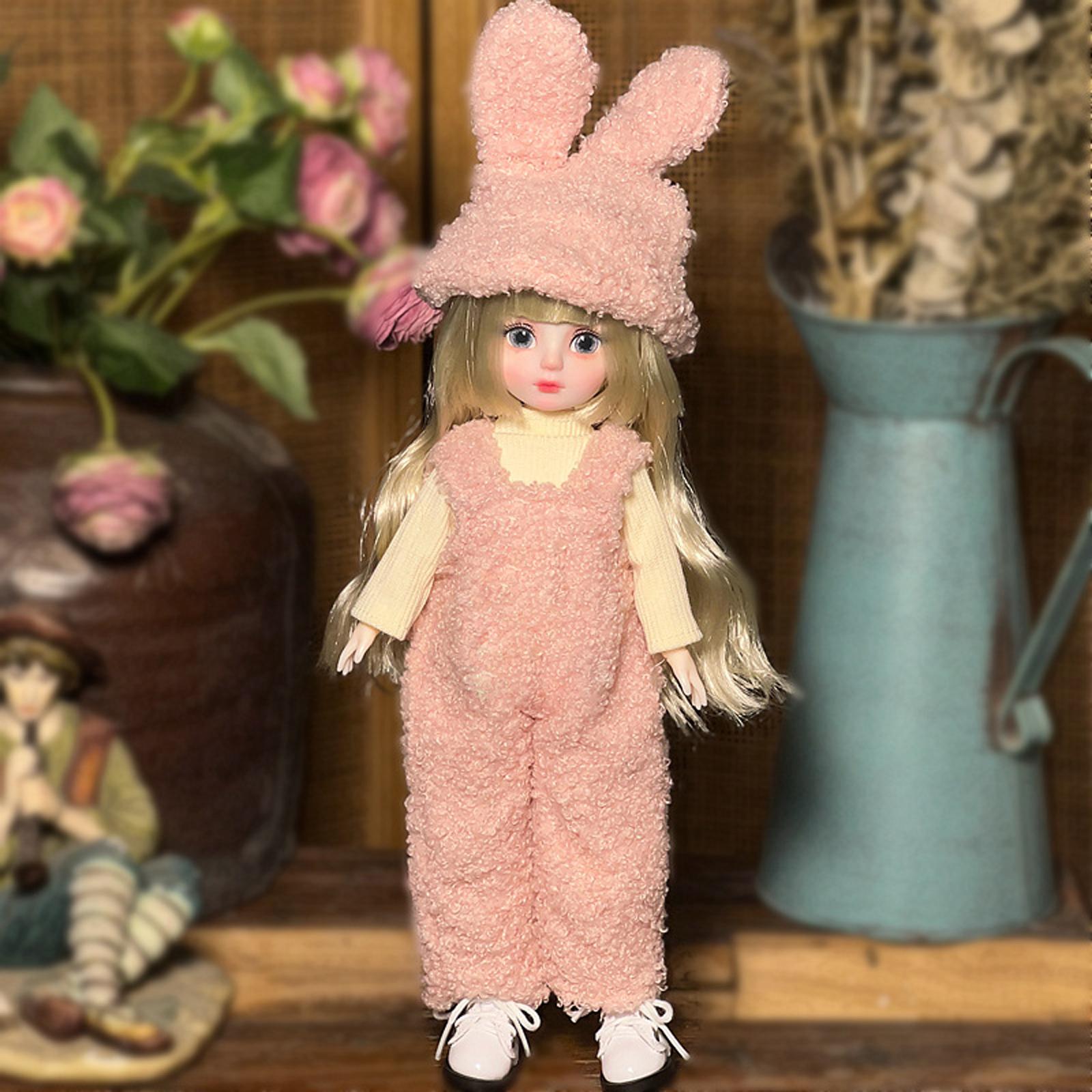 

Платье для куклы Лоли Полный набор куклы с 20 шарнирами и расписанным вручную макияжем губ One Size