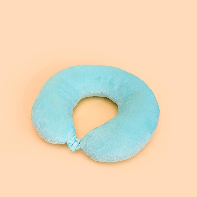 Customizable U-shaped Travel Neck Pillow - Cervical Support for Airplanes, Nap Headrest, and Portable Backrest.