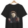 T-shirt HOT Michael Myers, Doigt d'honneur Halloween Gothique Punk Horreur Métal Unisexe Unisexe T-shirt