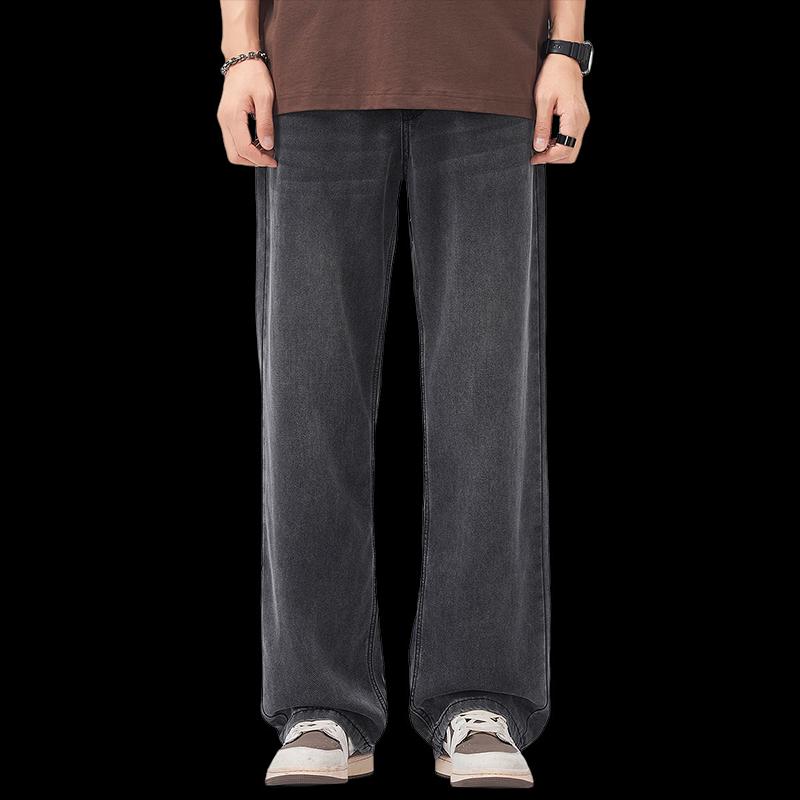 Izzue It Men's Loose Straight-Leg Lyocell Blend Denim Jeans