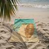 Newest Beach Towel Surf Snowman Tropical Sea Beach Print Lightweight Beach Towel Summer Vacation Pool Towel