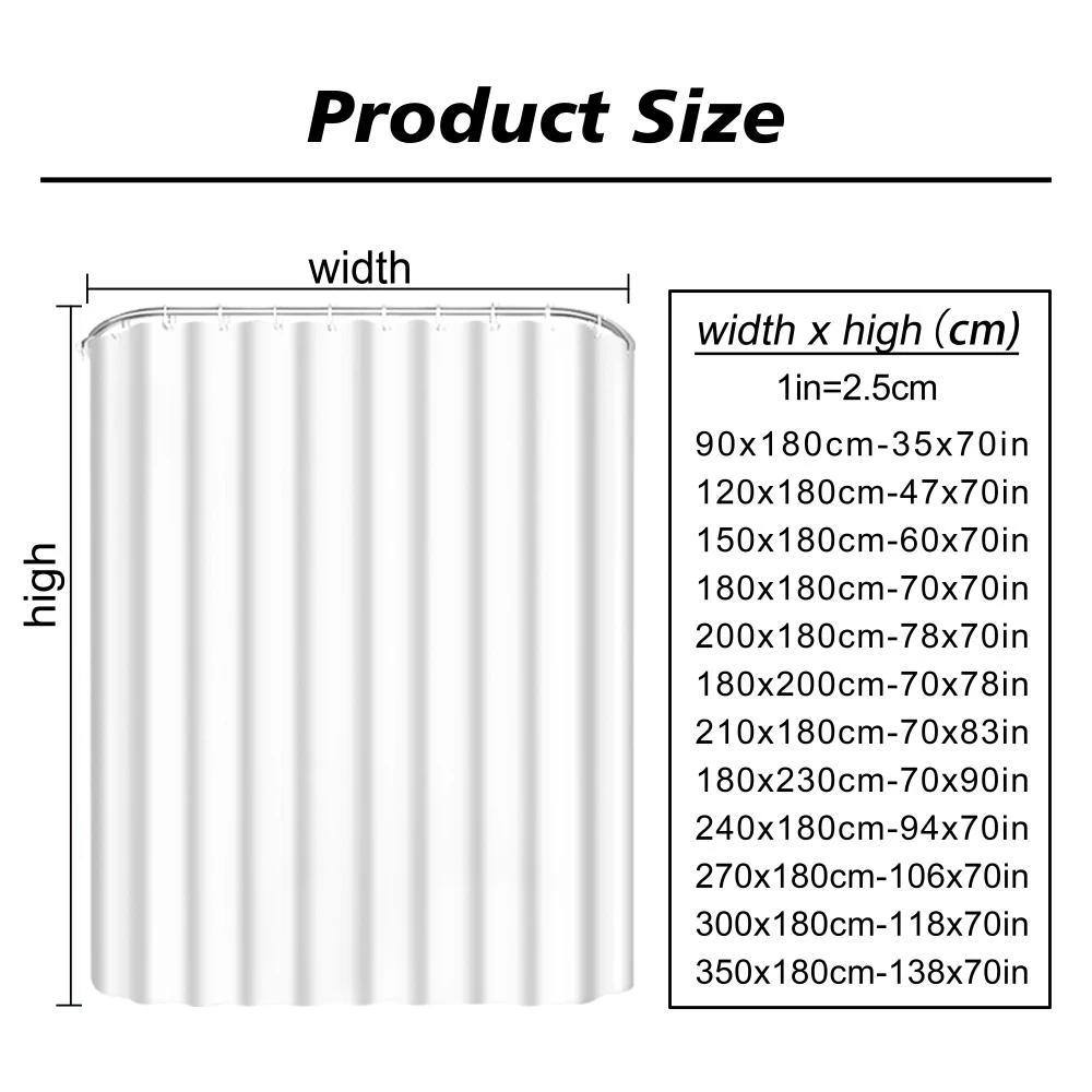 Colorful Cartoons Fish Shark Shower Curtains Ocean Life Children's Bathroom Home Decor Cloth Curtain Set Waterproof Bath Screens