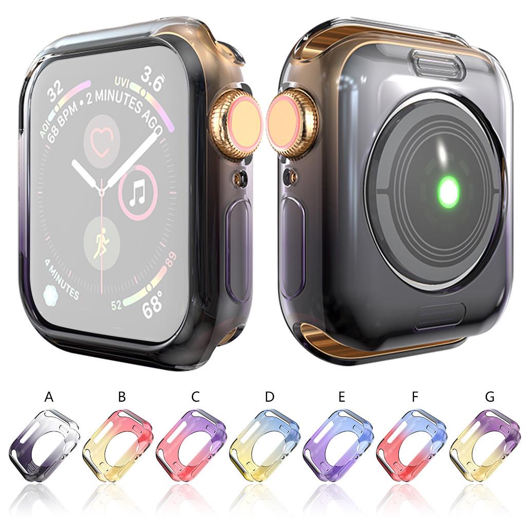 

Soft Ultra-Slim Clear TPU Protect Case Cover For Watch Series 4 40MM