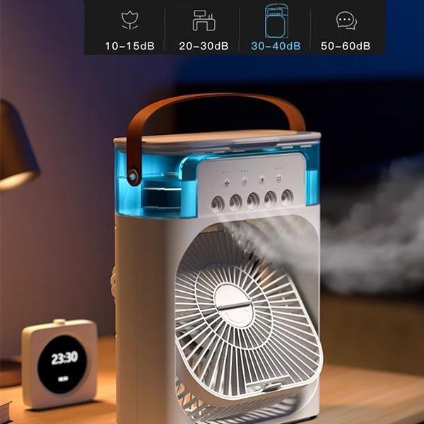 Small Desktop Cooler Home Fan Mute Mini Usb Spray Humidifier