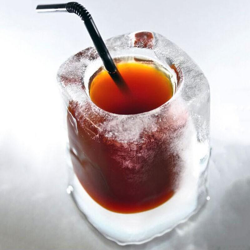 4 Sklenice na víno Ledový bar Párty Mini Cup Sklenice na víno Silikonový tác na ledové kostky