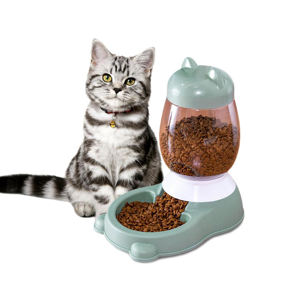 WTEMPO Hrănitor automat pentru animale de companie - Set hrănitor și adăpător automat pentru animale de companie - Hrănitor și distribuitor de apă pentru călătorii