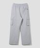 AGOD Single-Pleat Cargo Sweatpants [Gray]